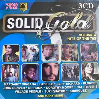 702 Solid Gold Volume 4 - Hits of the 70s : 3 CD SET : Various Artists : CD