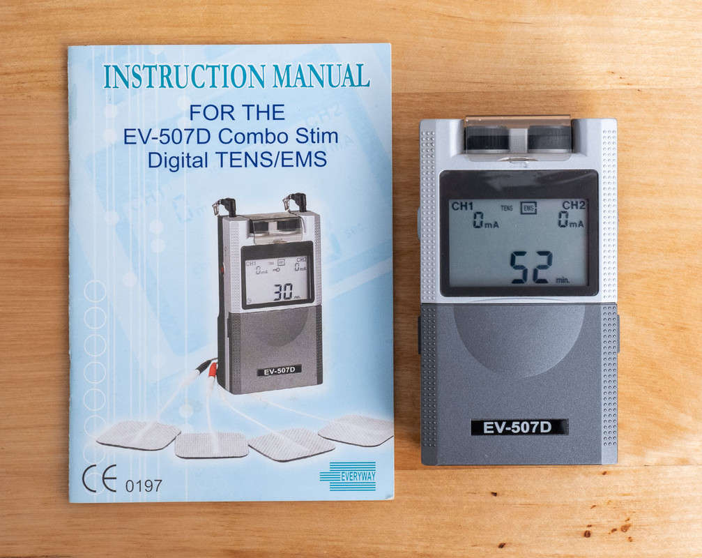 Digital EV-507D Dual Channel TENS and E-Stims Device