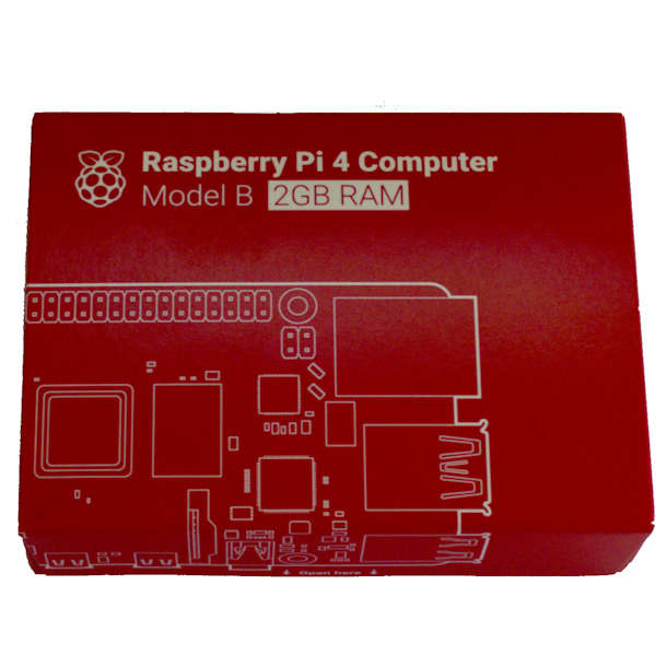 Raspberry Pi 4 Model B, BCM2711 SoC, 2GB DDR4 RAM, RPI4-MODBP-2GB