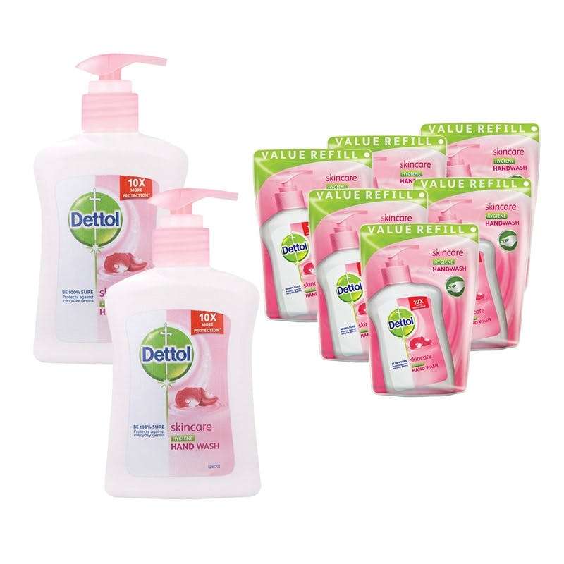 Dettol Hygiene Liquid Hand Wash and Refills Bundle