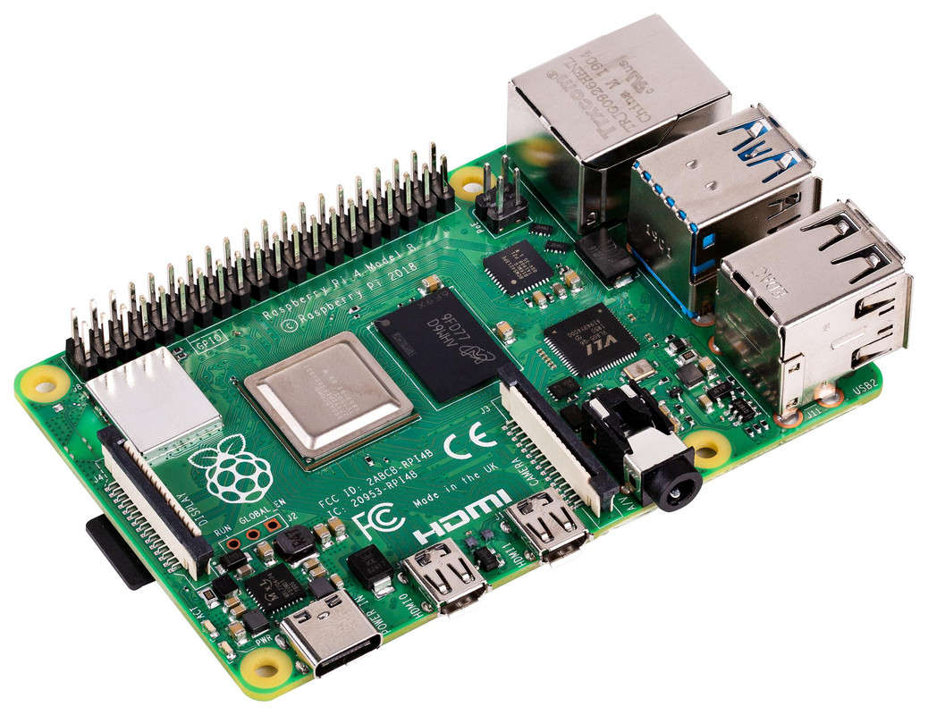 Raspberry Pi 4 Model B, BCM2711 SoC, 2GB DDR4 RAM, RPI4-MODBP-2GB