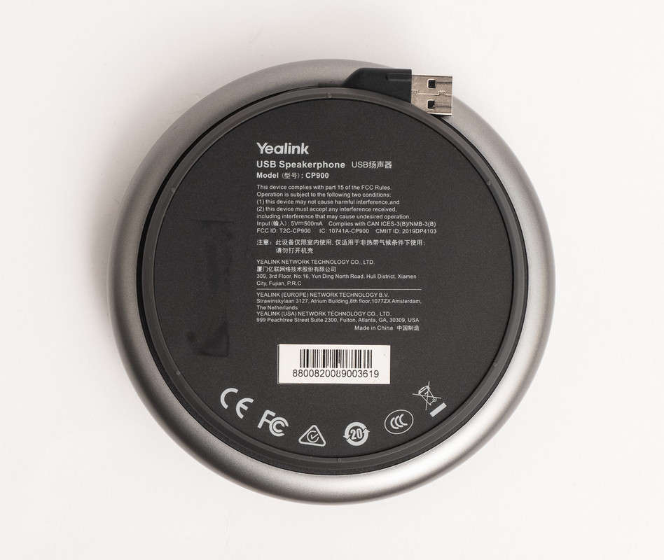 Yealink CP900 Portable Bluetooth and USB Conference Speakerphone