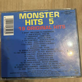 Monster Hits 5 : 19 Original Hits : Various Artists : CD