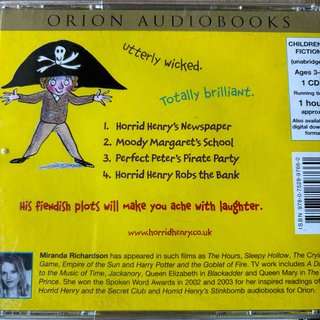 Francesca Simon: Horrid Henry Robs the Bank : CD