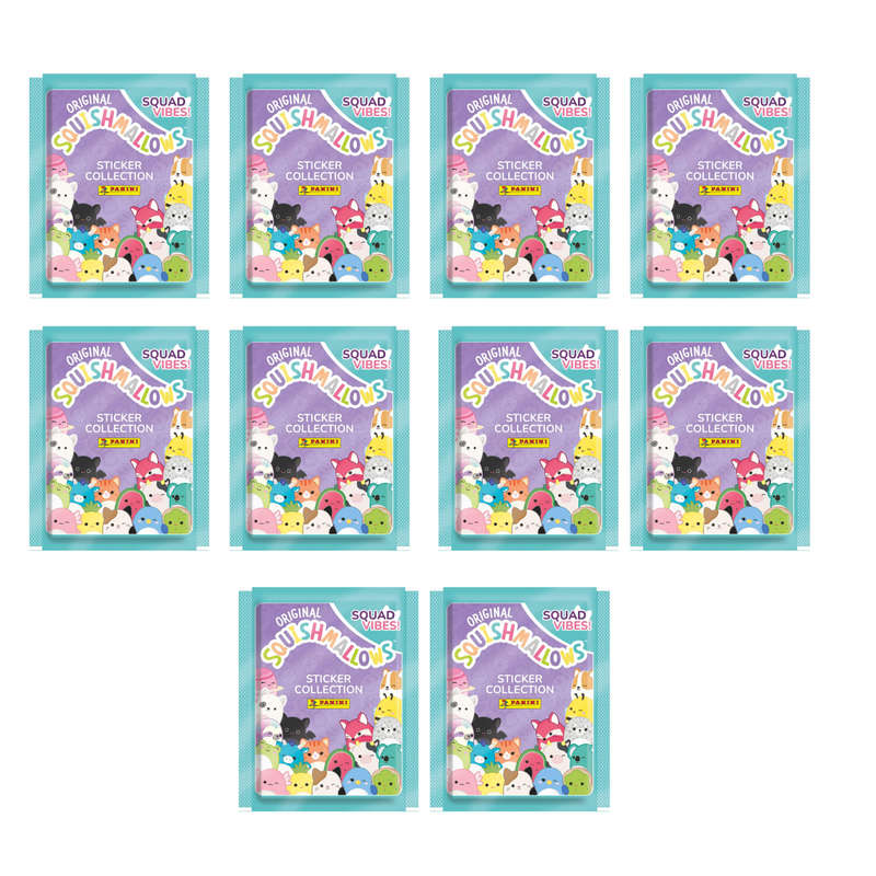 UNICORN STICKER COLLECTION STICKER 10 PACK BUNDLE - 50 STICKERS