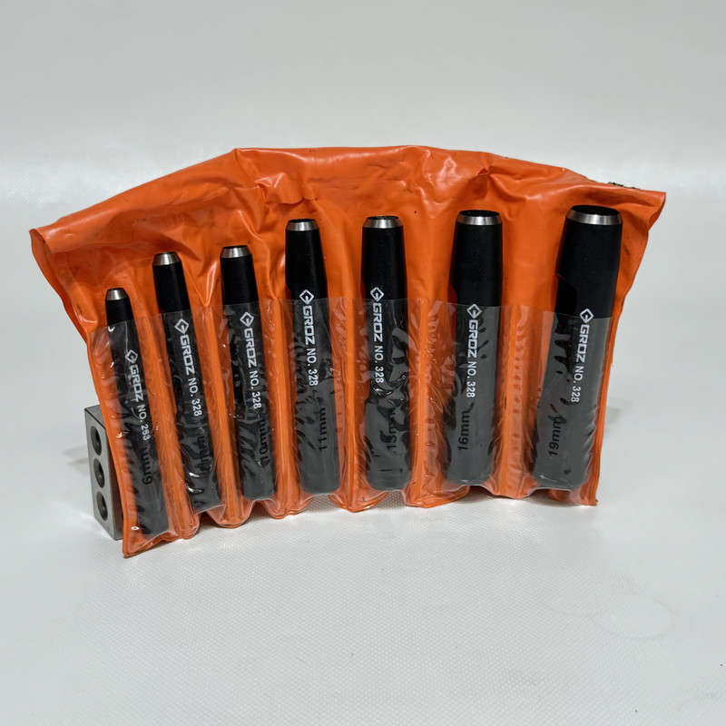 GROZ HPL/7-ST Hollow Punch Set 6-19 mm (7 Piece)