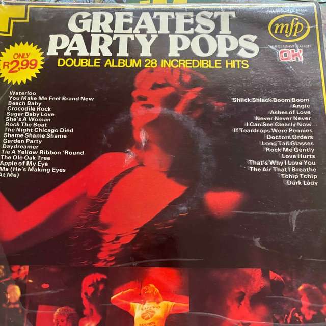 Greatest Party Pops : Various Artists : LP Cond. = VG