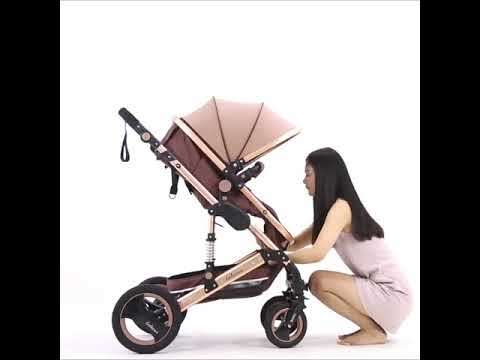 Belecoo stroller 2 in 1 Foldable Baby Pram