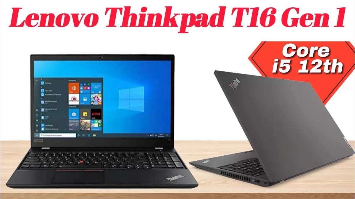 Lenovo ThinkPad T16 Gen 1 Notebook PC | Core i5 1235U (10 Cores), 16GB RAM, 512GB SSD | Monster Spec