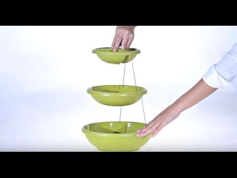 Twistfold 3-Tier Party Bowls