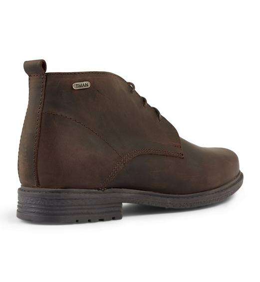 TRUWORTHS MAN BROWN CHUKKA BOOT - Size 9