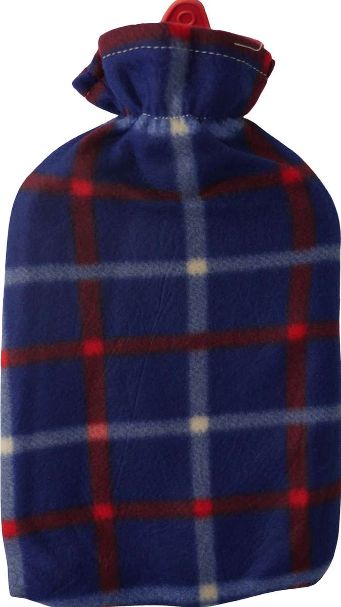 Casey Deluxe Rubber 2 Litre Hot Water Bottle Blue Scotch