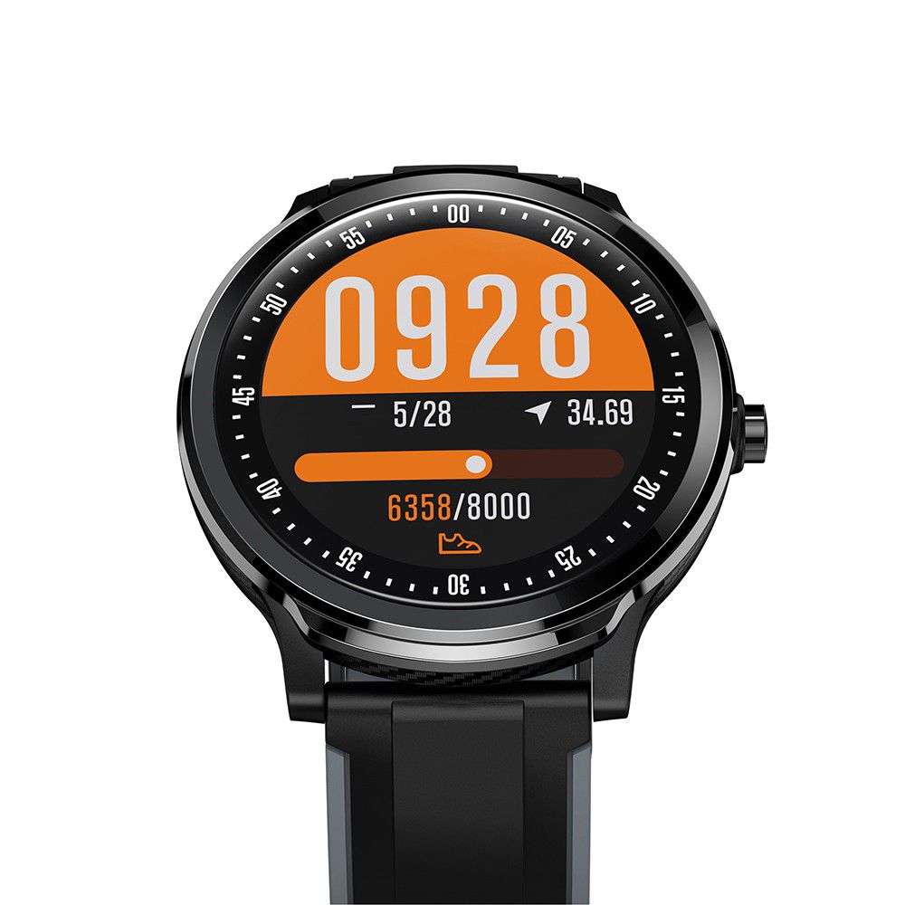 Polaroid Round Carbon Full Touch Active Smart Watch