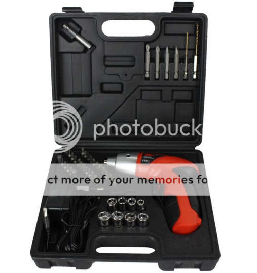 *LOCAL STOCK*  High Quality 45PCS Multi-function Electric Screwdriver Set Cordless Screwdriver Kit