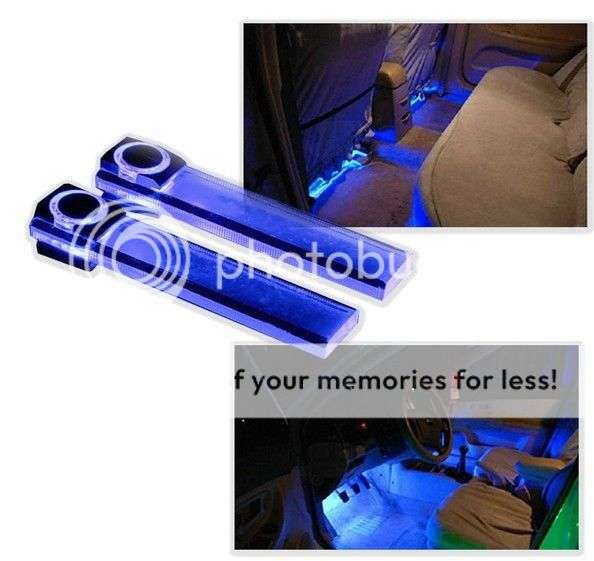 *LOCAL STOCK* New 4 LED Car Interior Decorative Floor Dash Light Lamp Car 4 in 1 Lighter