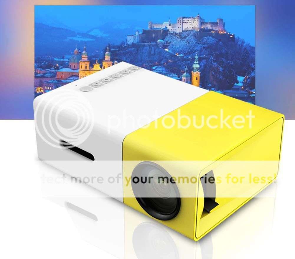 *LOCAL STOCK* Portable HD LED Projector Laptop Home Cinema Theater USB/SD/AV/HDMI