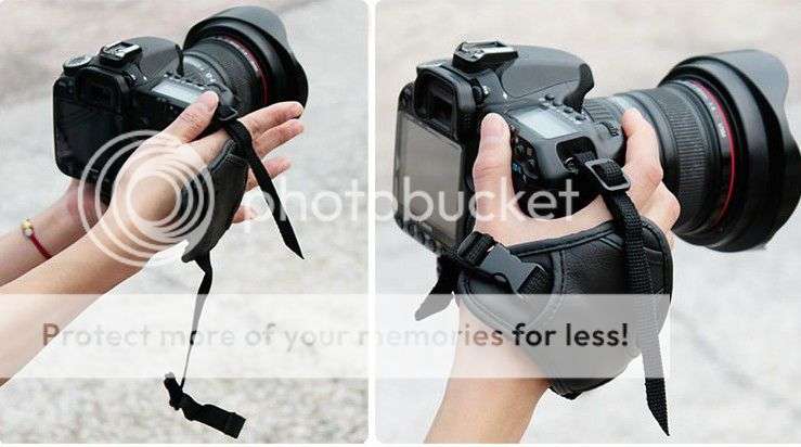 *LOCAL STOCK* Universal Triangle Leather DSLR Camera Hand Grips SLR Camera Wrist Strap Belt