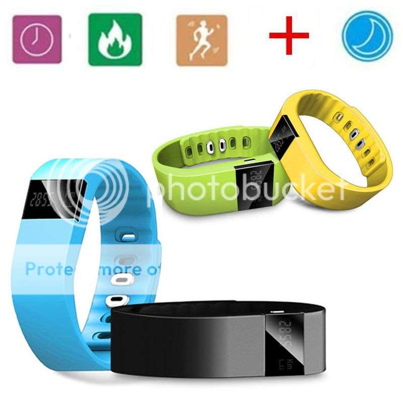 *LOCAL STOCK* Bluetooth OLED Smart Wrist Band Bracelet Watch Sport Fitness Health for IOS Android