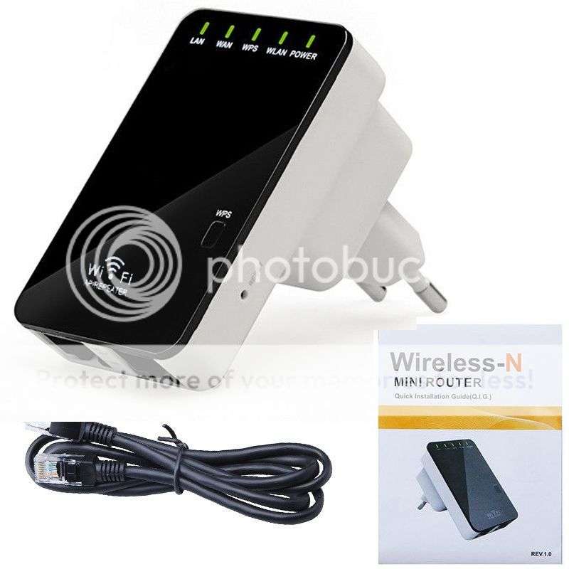 *LOCAL STOCK* 300Mbps Wireless-N Mini Router Wifi Repeater Extender Booster Amplifier