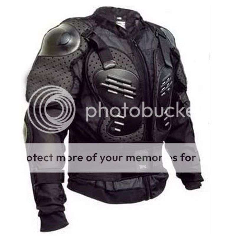 *LOCAL STOCK* Motorcycle Motorcross Racing Full Body Armor Spine Chest Protective Jacket Gear ~ XL