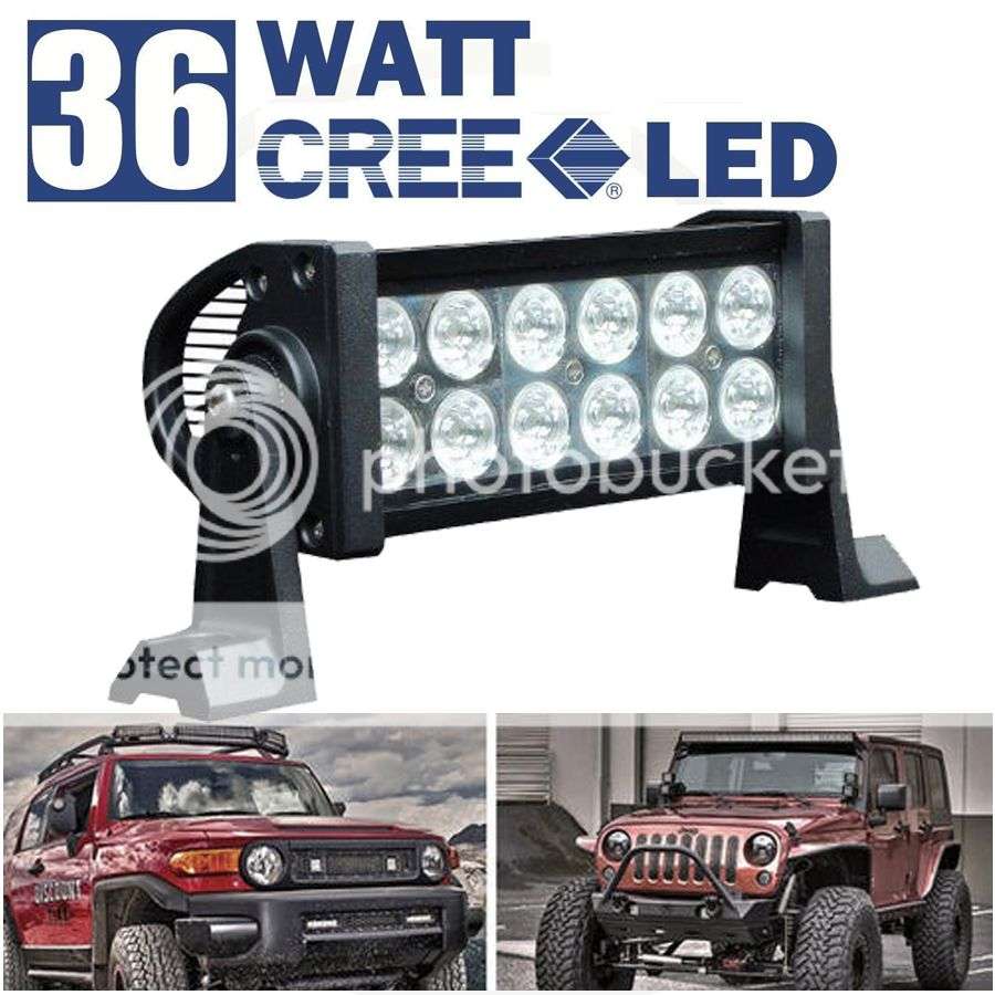 *LOCAL STOCK* 7inch 36W Cree Led Work 4X4 Light Bar SPOT BEAM Off-road Driving Lamp Boat Truck