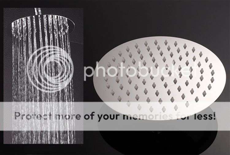 Nevenoe Superslim Stainless Steel Rainfall Shower Head