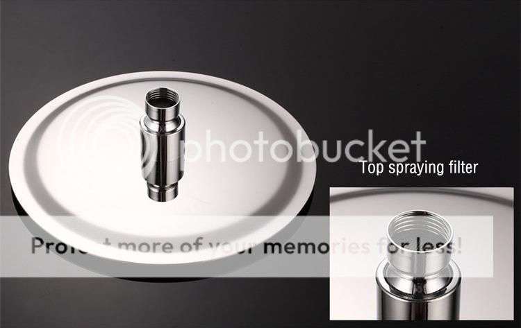 Nevenoe Superslim Stainless Steel Rainfall Shower Head