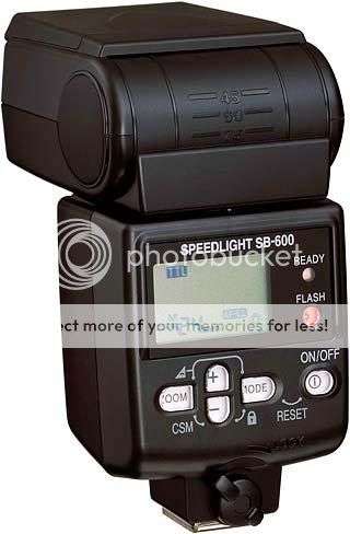 Nikon SB-600 Speedlight Flash for Nikon DSLR Cameras