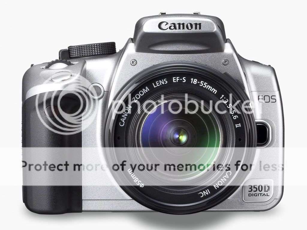 Canon EOS 350D Digital SLR camera (SILVER)  WITH 18-55 mm EFS LENS