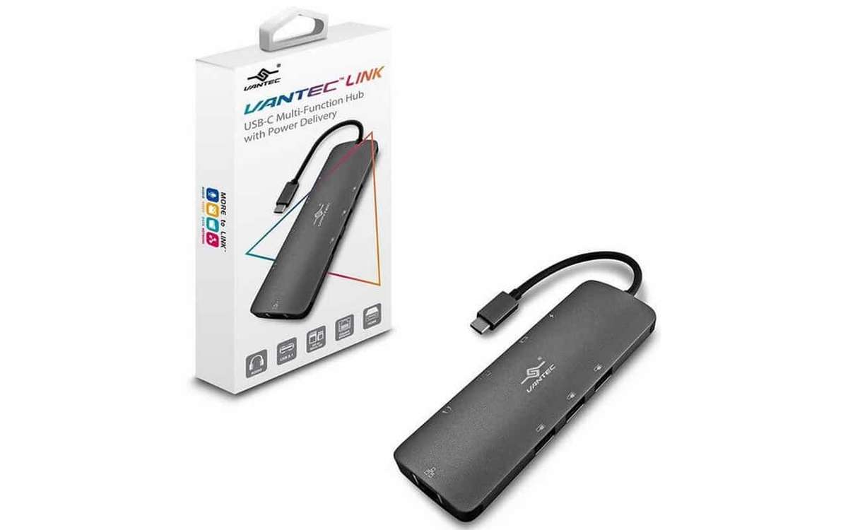 Vantec Link USB C Multi-Function Hub 3x USB3.1 4K HDMI