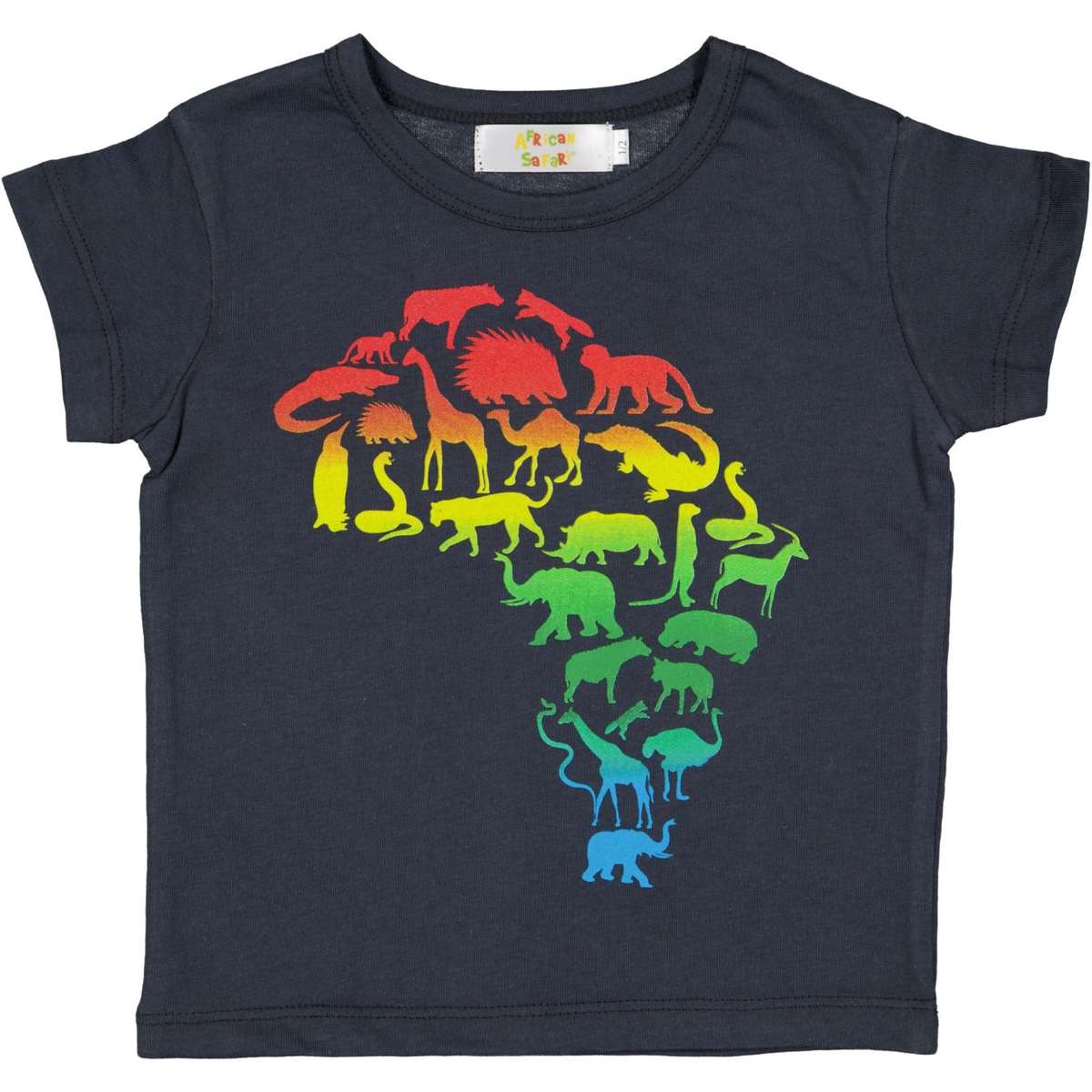 BOYS OMBRE ANIMALS AFRICA MAP - 2/3
