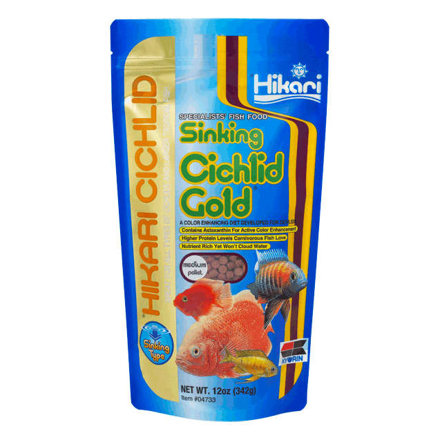 Hikari Sinking Cichlid Gold Medium 342g