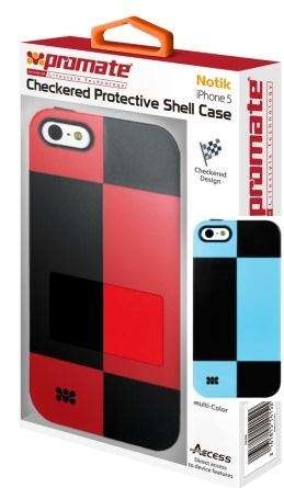Promate Notik iPhone 5 Checkered Protective Shell Cover