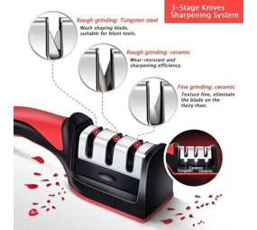 Multi-functional Handheld Knife Sharpener: Durable, Lightweight, and Portable .
