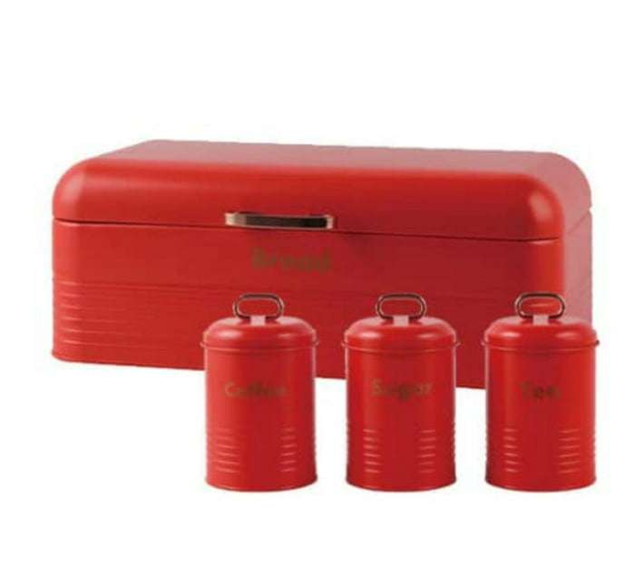 Bread bin and canister set