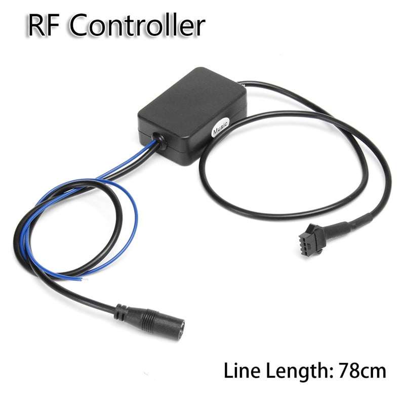 6Pcs Universal Colorful RGB LED Car Rock Lights RF Dual Remote Control 5050 72 Led Waterproof IP68