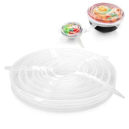 SUPER STRETCH SILICON LIDS 6pcs