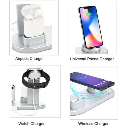 Multi-functional Charging Stand For Mobile Phones, iWatch Series 5 4 3 2 1 and AirPods Pro Second Ge