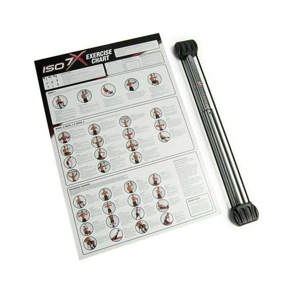 ISO 7X HOME GYM BAR -Isometric Build Strength & Lean Muscle (Workout 7 Second Revolution Bar)