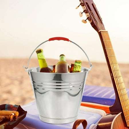 10L  Stainless Steel Ice Bucket with handle