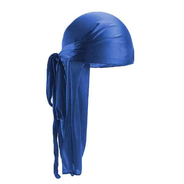Silky Finish Durag Unisex Headwrap (royal blue)