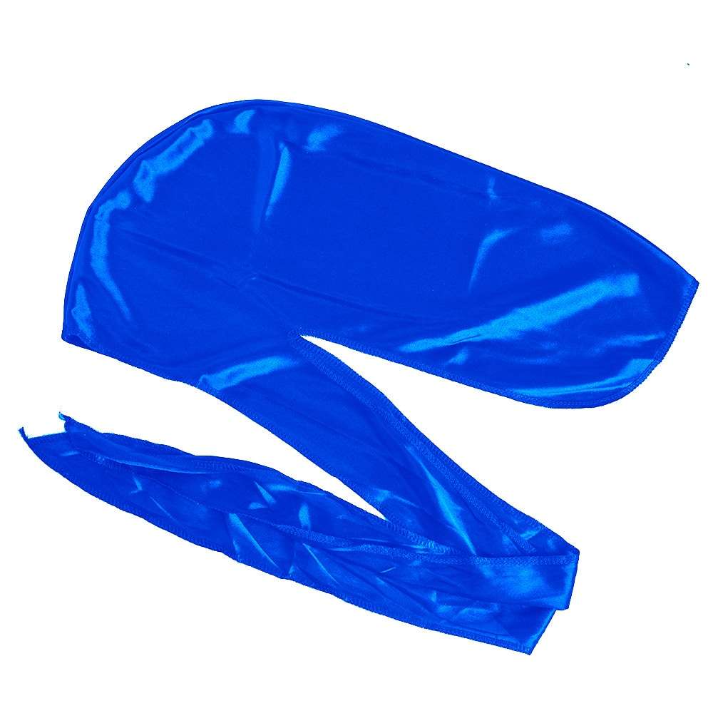 Durag Boss Silky Satin Durag with Extra Length Ties (Royal Blue)