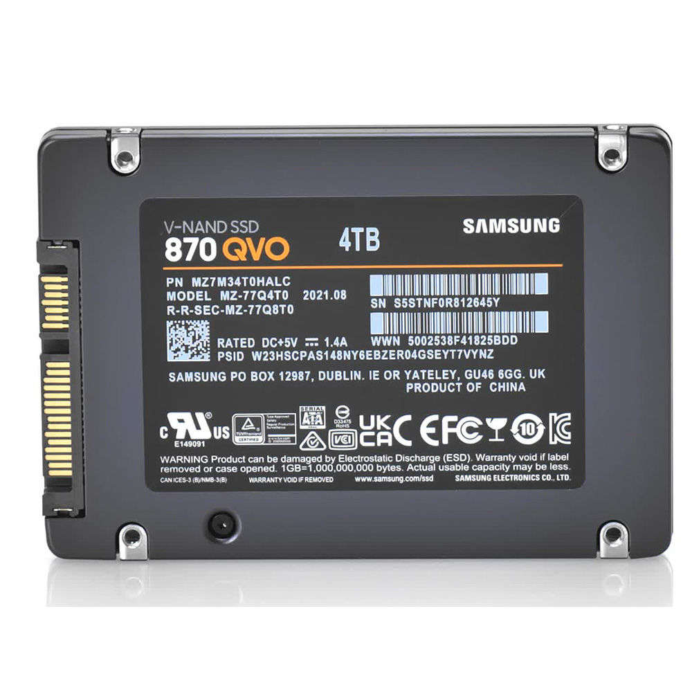 Samsung 870 QVO 4TB 2.5-inch SATA Internal SSD Preowned