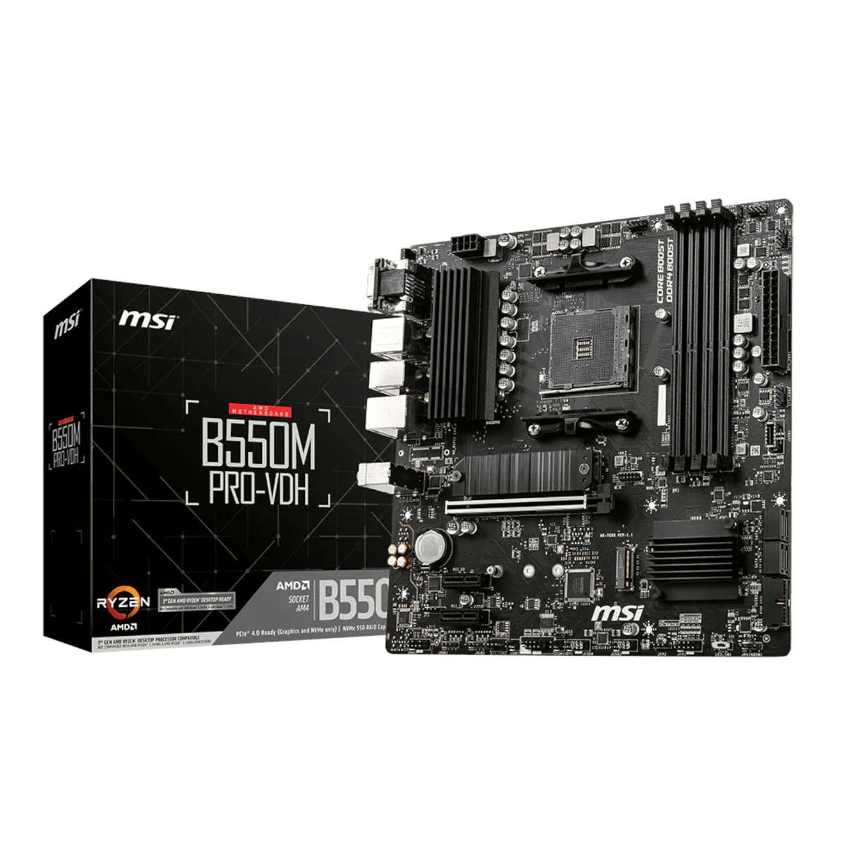 MSI B550M PRO-VDH AM4 M-ATX Motherboard