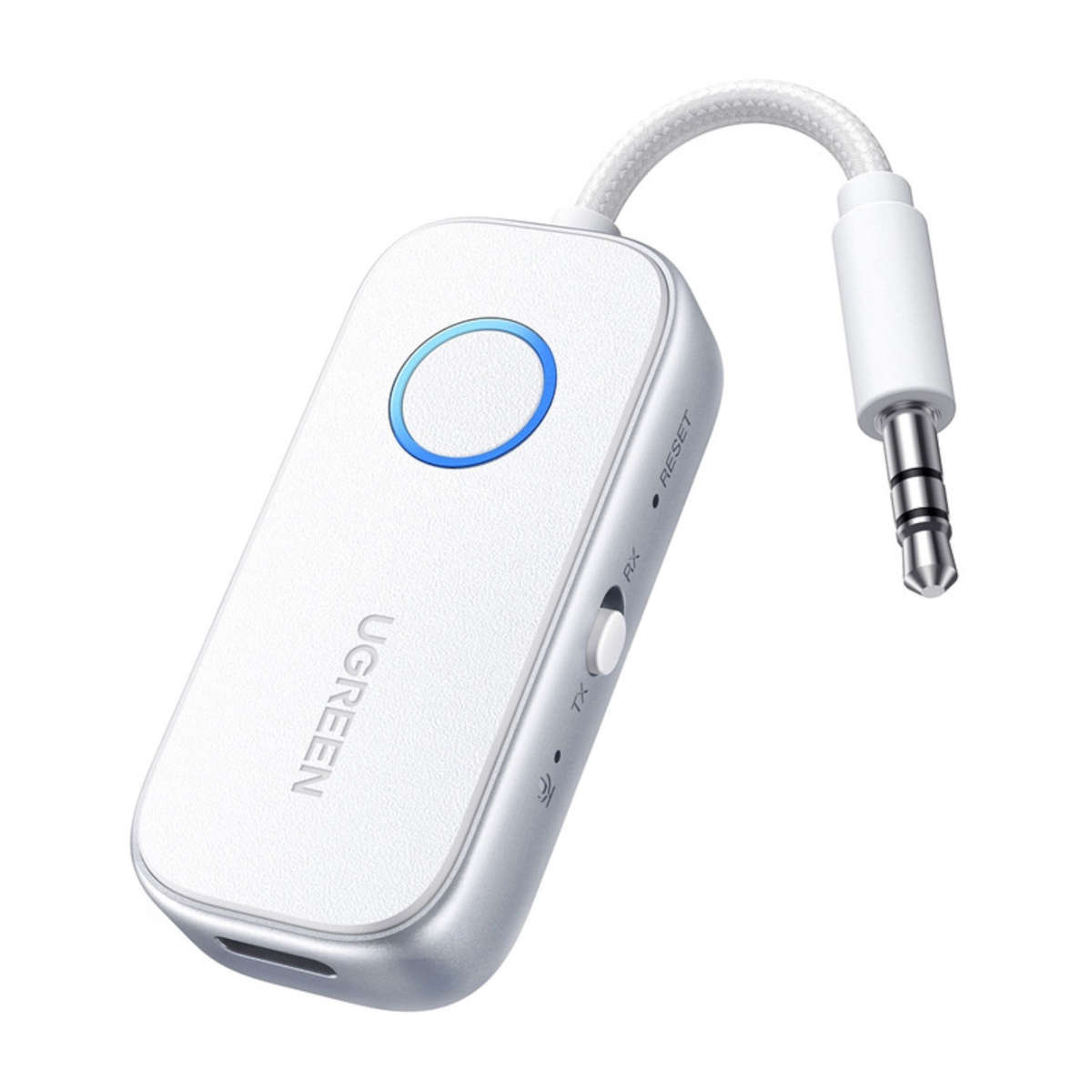 UGREEN 3.5mm Bluetooth 5.4 Audio Receiver/Transmitter - White
