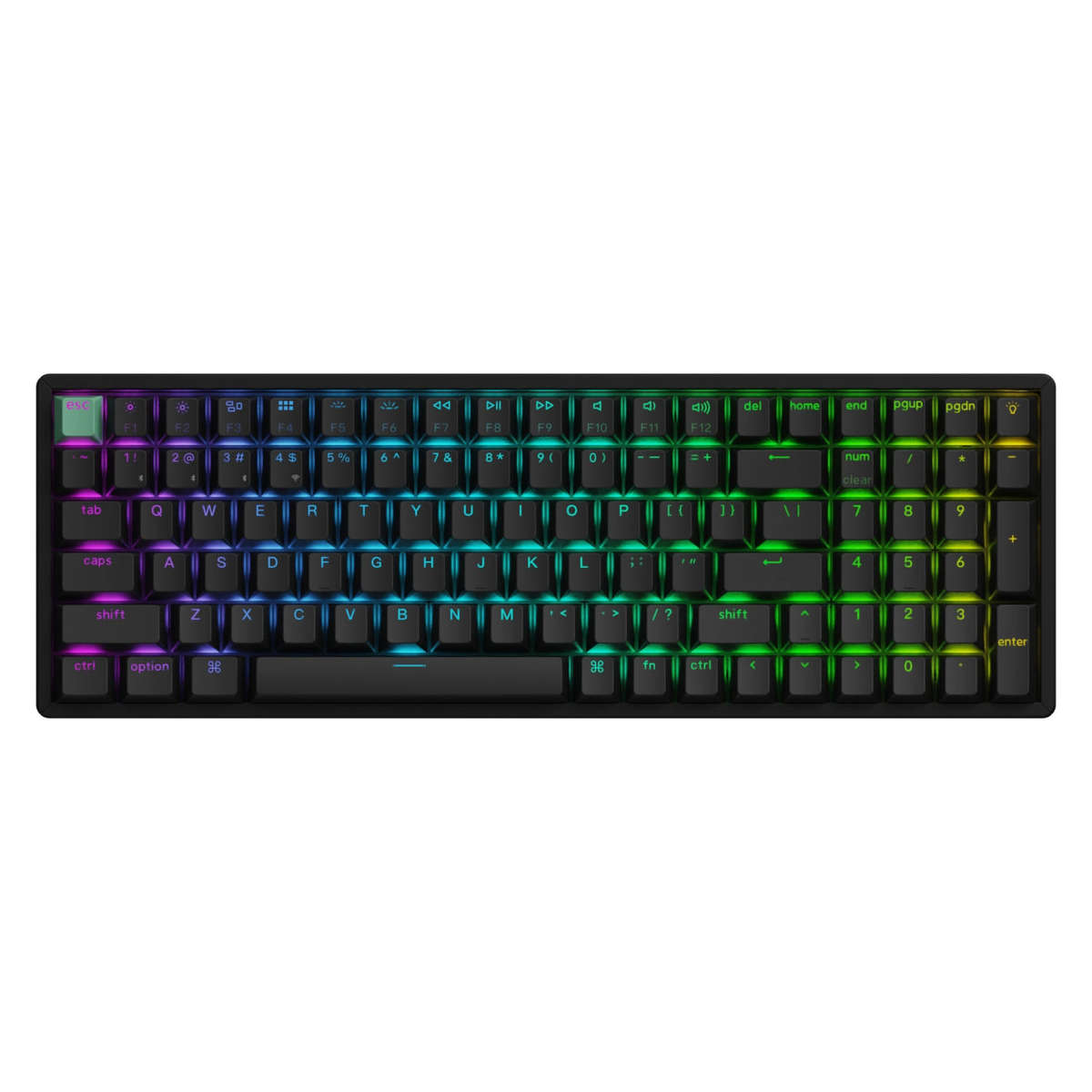 Keychron K4 HE 96% Magnetic Switch Hot-Swap RGB Wireless Keyboard  Black
