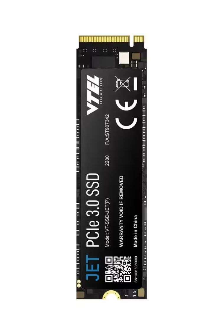 VTEL JET 1TB SSD PCIe 3.0 NVME M.2 OEM Solid State Drive