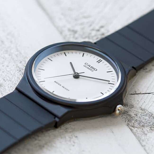 Casio Unisex Classic MQ24-7E Casual Watch With Black Resin Band