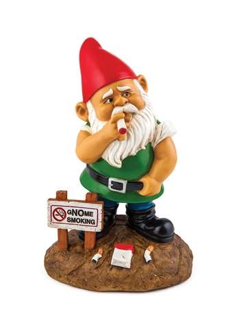 GARDEN GNOMES- GNOME SMOKING