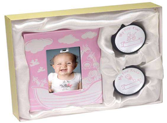 1ST TOOTH + CURL SET PINK